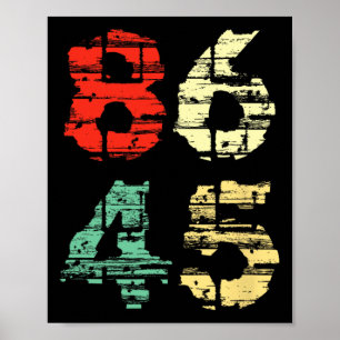 Poster Anti-trump 8645 Drôle Vintage