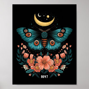 Poster Anti Trump 8647 86 47 Impêche florale Trump Impeac