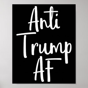 Poster Anti Trump Af Shirt Résiste 45 Manifestation d'Imp