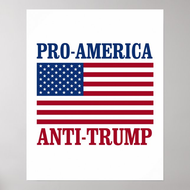 Poster Anti-Trump - Anti-Trump - (Devant)
