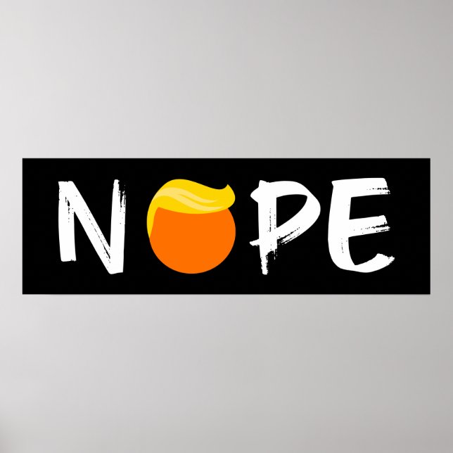 Poster Anti-Trump - Nope Edition II (Devant)