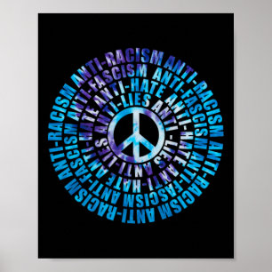 Poster Anti-Trump Racisme Le fascisme C'Est La Haine Rési