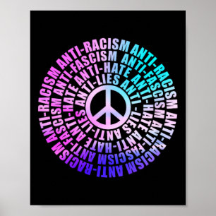 Poster Anti Trump Racisme Le Fascisme C'Est La Haine Rési