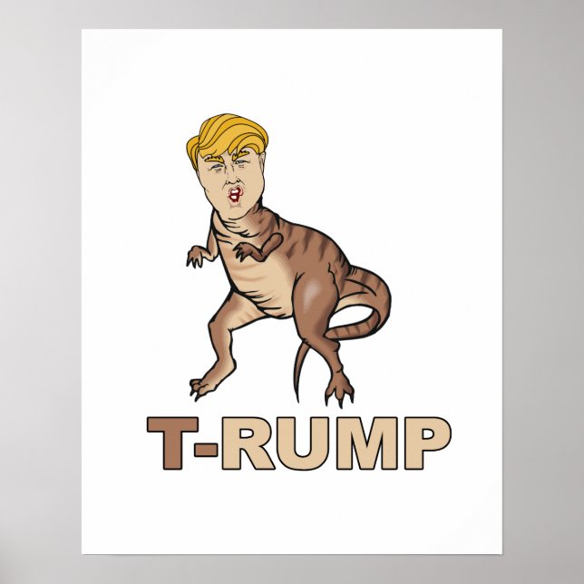 Poster Anti-Trump - T-RUMP - Anti-Trump - (Devant)