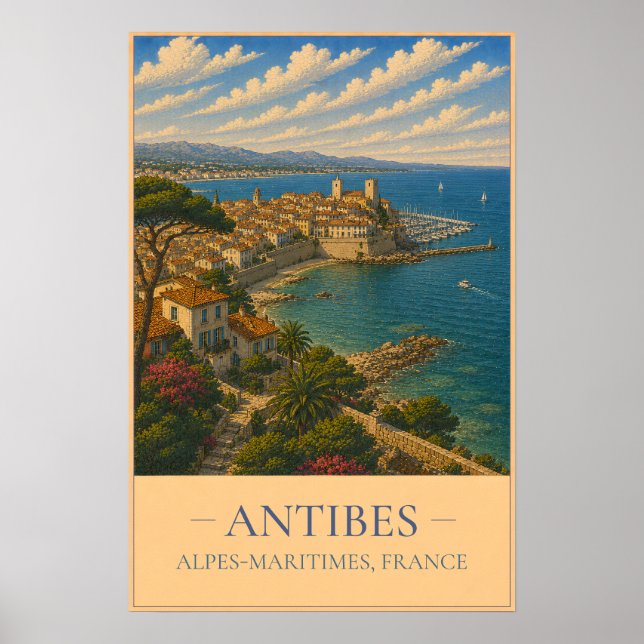 Poster Antibes (Devant)