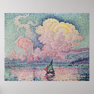 Poster Antibes, Cloud rose, 1916