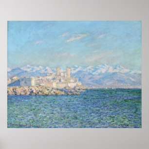 Poster Antibes, effet d'après-midi - Claude Monet