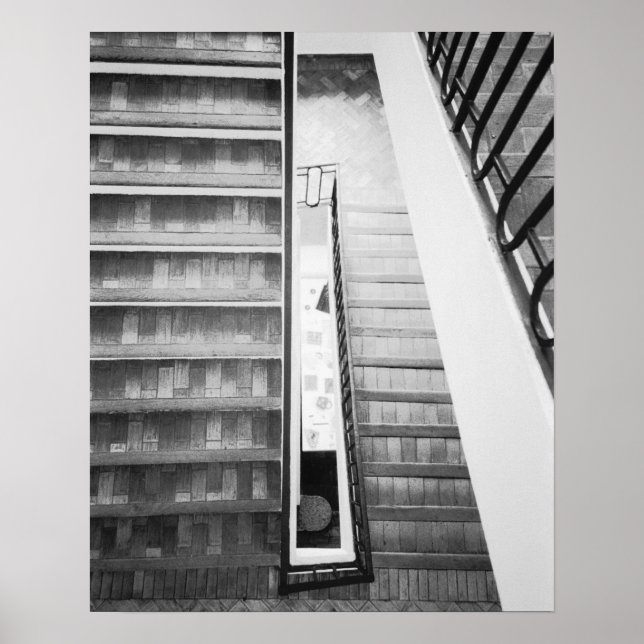 Poster Antibes france, Stairs Picasso Museum (Devant)