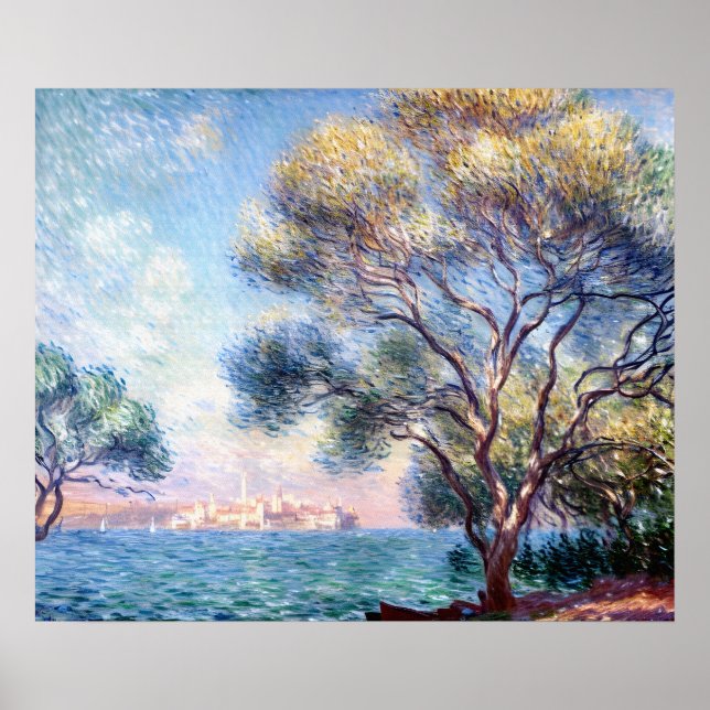 Poster Antibes le matin (Devant)