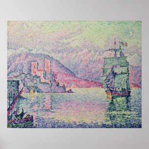 Poster Antibes, Soir, 1914