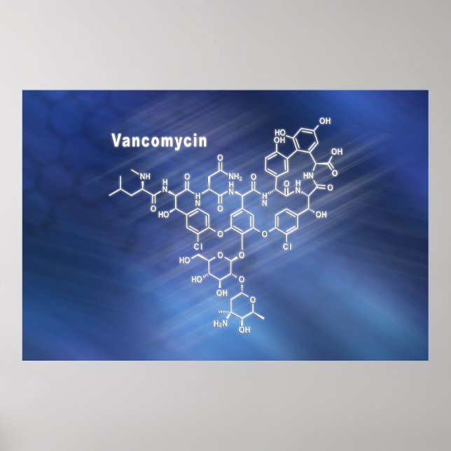 Poster antibiotique vancomycine (Devant)