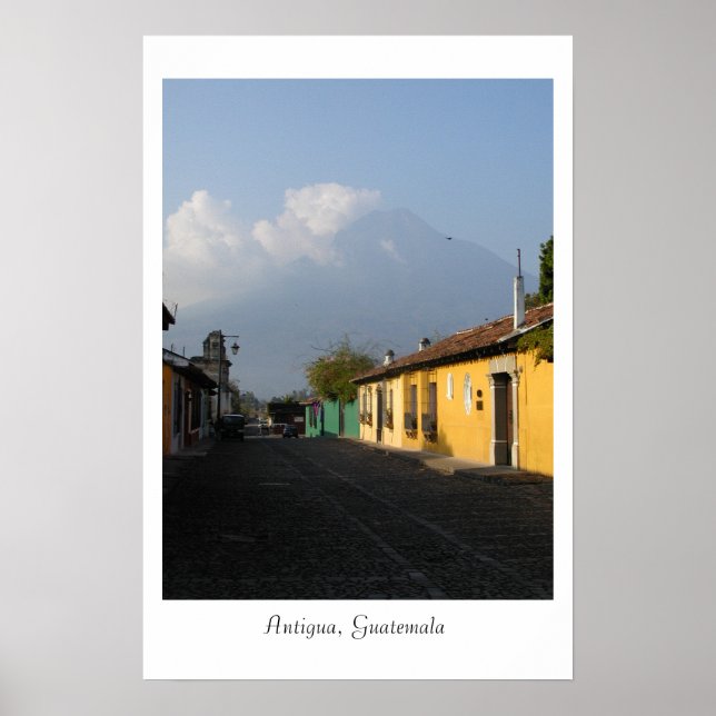 Poster Antigua, Guatemala (Devant)