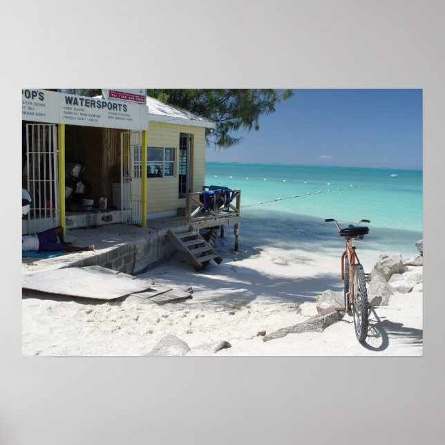 Poster Antigua Vélo avec vue (Devant)
