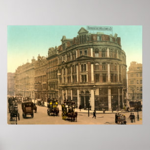 Poster Antique Angleterre, Holborn Viaduc Londres