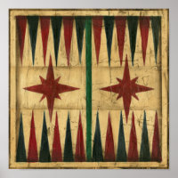 Antique Backgammon Game Board par Ethan Harper