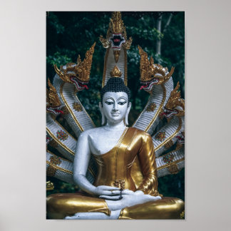 poster antique bouddha