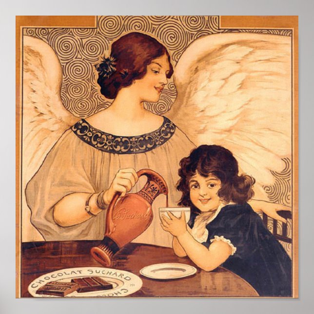 Poster Antique française au chocolat (Devant)