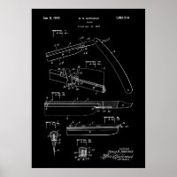 Antique Razor 1935 Brevet