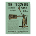 Antique Wind Mill The Tuckwood Whitewater Wis 1889