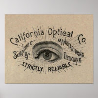 Antiquité des yeux Publicité optique