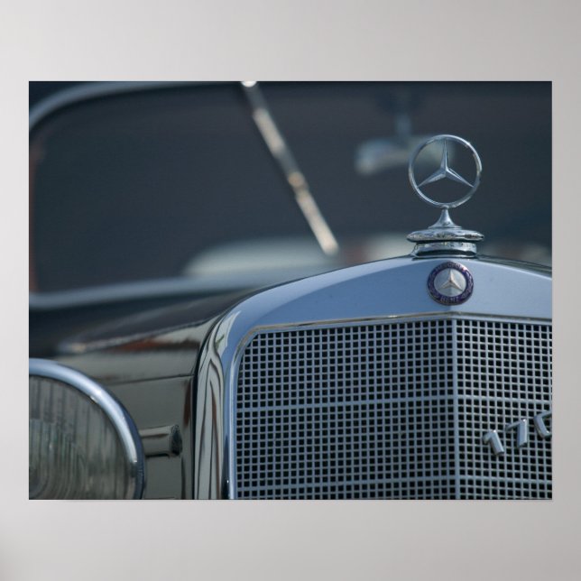Poster antiquité mercedes 4 (Devant)