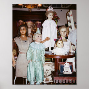 Poster Antiquité vintage Dolls
