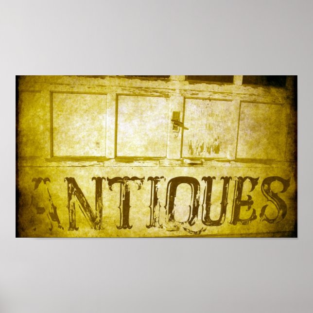 Poster Antiquités (Devant)