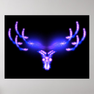 Poster Antlers électriques