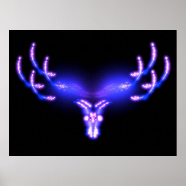 Poster Antlers électriques (Devant)