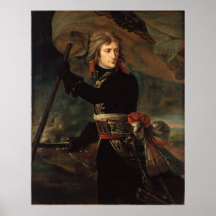 Poster Antoine-Jean Gros Bonaparte au pont d'Arcole