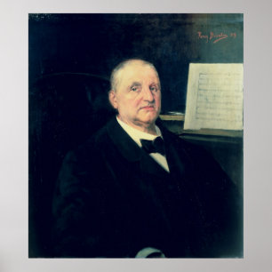 Poster Anton Bruckner, 1889