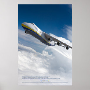 Poster Antonov An-225 Mriya : le plus gros avion du monde