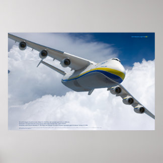 Poster Antonov An-225 Mriya : le plus gros avion du monde