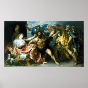 Poster Antony van Dyck Samson et Delilah