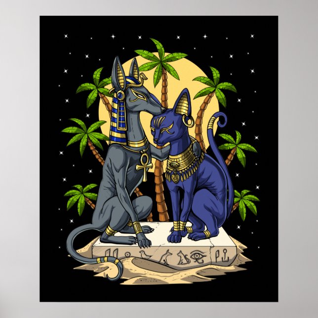 Poster Anubis Bastet (Devant)