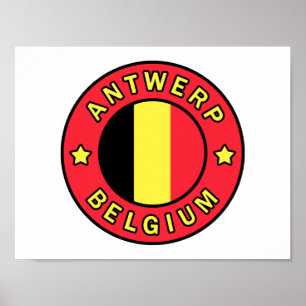 Poster Anvers Belgique