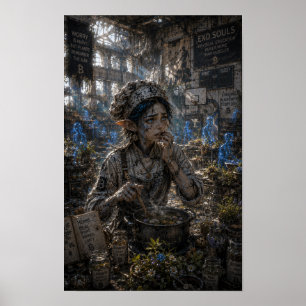 Poster Anxiété / Cuisinier Herbal / Gymnase Scolaire