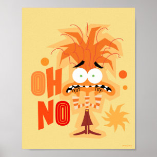 Poster Anxiété "Oh non"