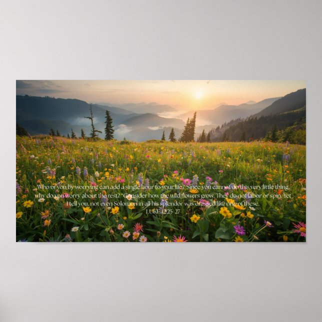 Poster Anxiety and Worry Inspirational Words of Wisdom  (Devant)