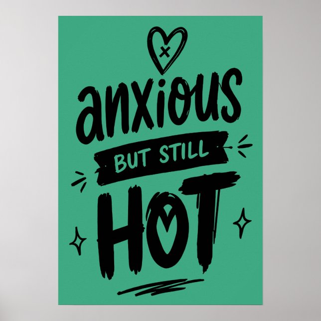 Poster Anxious But Hot (Devant)