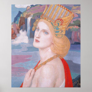Poster Aoife, v. 1914 par John Duncan