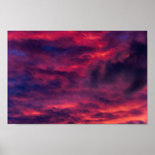 Poster août rouge