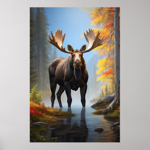 Poster *~* AP49 Forêt naturelle en flux MOOSE
