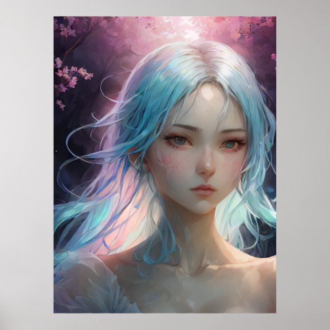 Poster *~* AP60 Déesse de l'eau Imaginaire Sirène de mer  (Devant)