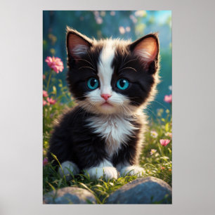 Poster *~* AP68 2:3 Chat Feline Kitten Kitty Sweet Cute