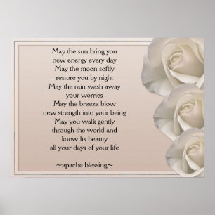 Poster Apache Blessing-Ivory Art Rose Imprimer l'affiche