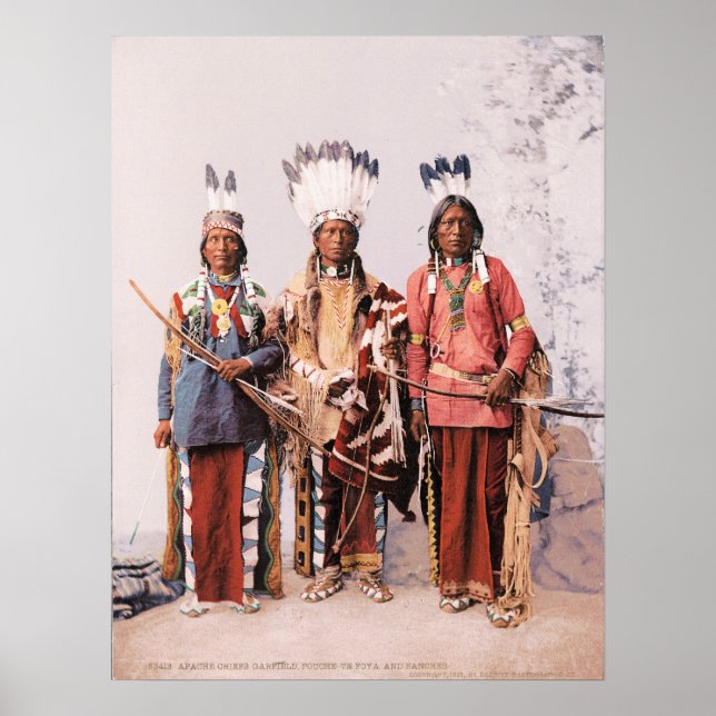 Poster Apache Chiefs Garfield, Ouche-te Foya et Sanches. (Devant)