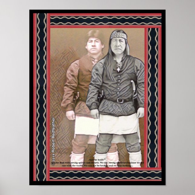 Poster Apache Knife ®️ 8 ™️ (Devant)