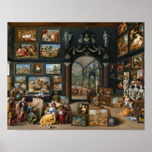 Poster Apelles Painting Campaspe by Willem van Haecht