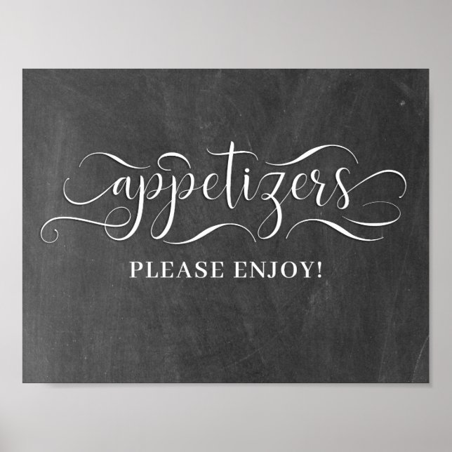 Poster Apéritifs Signal du jour de mariage (Devant)